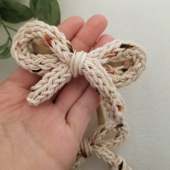 Knitted headband Bows - Picture 4 of 5